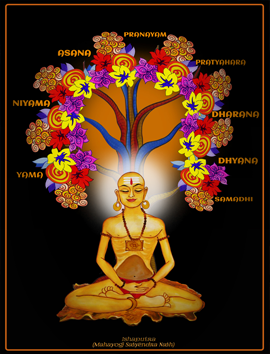 An Image of <a href="#">Ashtanga Yoga</a> Painting of <a href="#">Ishaputra</a><br><i>Painting &#8211; <a href="#">Siddha Tradition</a>, Art By &#8211; <a href="#">Bhairav Manjunath</a>, <a href-="#">Maa Priya S. Nath</a> &#038; <a href="#">Ishaputra</a></i>